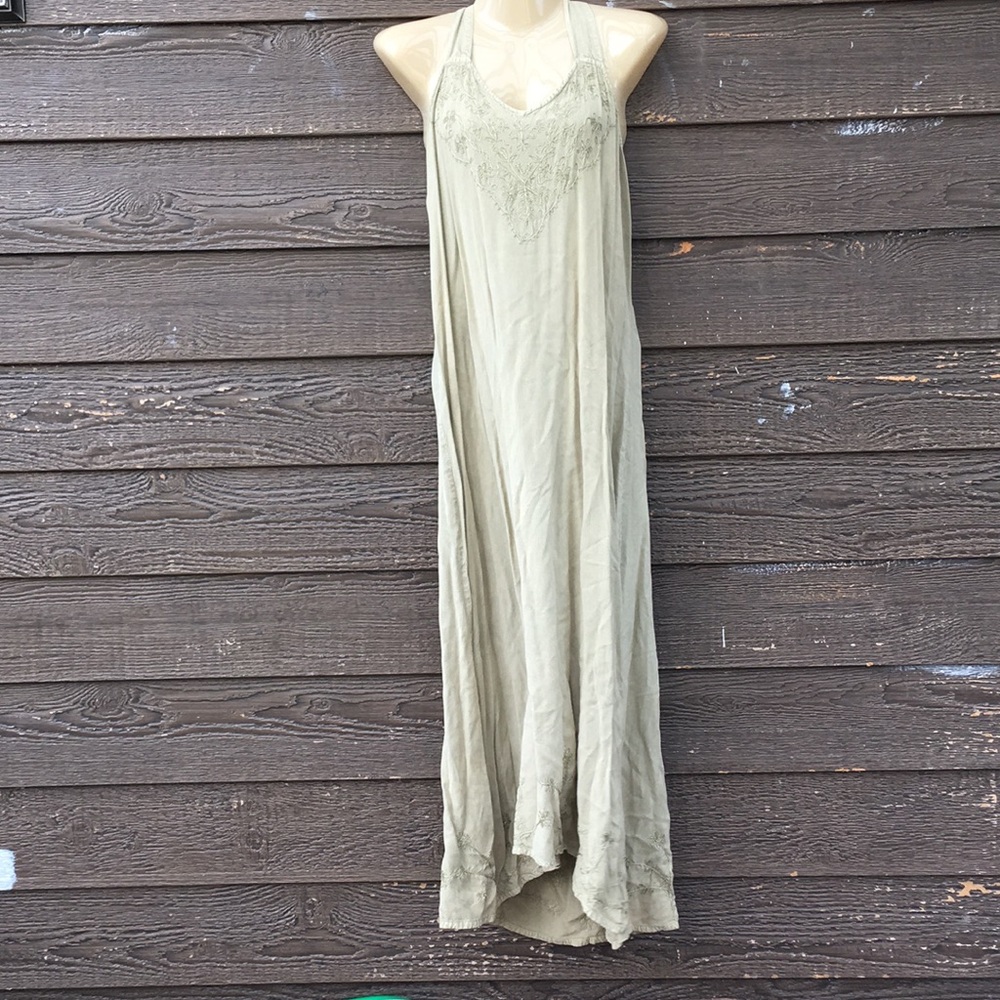 Blue sky maxi dress
